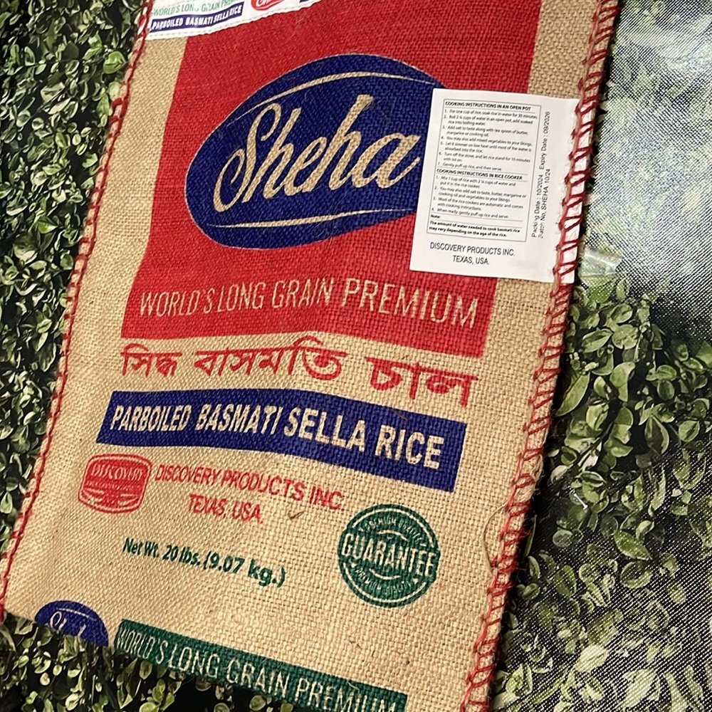 Sheha Rice Burlap Bag - Picture 16 of 16